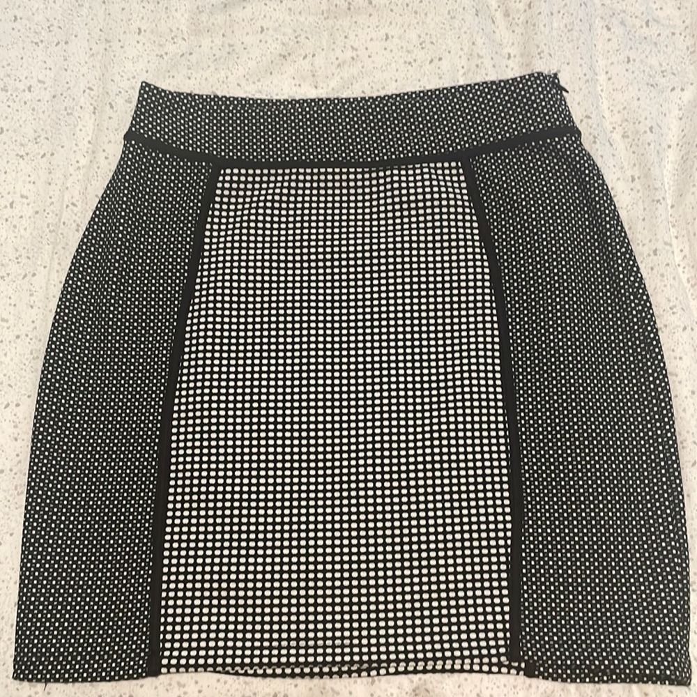 NWT Bailey44 Black and White Polka Dot Baby Doll Skirt